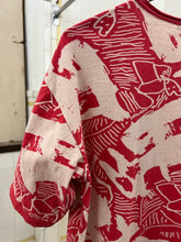Load image into Gallery viewer, 1980s Issey Miyake Red Printed Tee - Size S