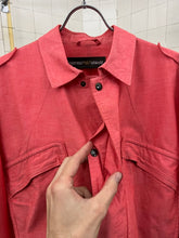 Load image into Gallery viewer, 1980s Armani Peach Cargo Military Blouson - Size L