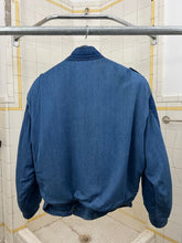 Load image into Gallery viewer, 1980s Marithe Francois Girbaud x Closed Blue Faux Layered Padded Military Bomber - Size L
