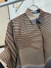 Load image into Gallery viewer, 1990s Armani Graphic Sheer Shirt - Size M