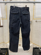 Load image into Gallery viewer, ss2007 Issey Miyake Washed Dark Blue Cargos with Contrast Stitching - Size M