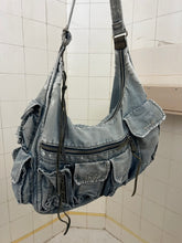 Load image into Gallery viewer, 2004 Junya Watanabe Multi-Pocket Denim Saddle Bag - Size OS