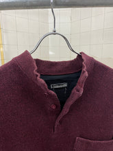 Load image into Gallery viewer, 1980s Issey Miyake Red Henley Sweater - Size M