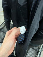 Load image into Gallery viewer, ss1996 Issey Miyake Black Nylon Futuristic Blazer with Ribbed Panels - Size L