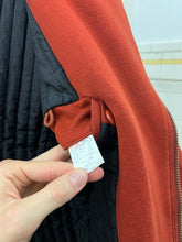 Load image into Gallery viewer, 1980s Issey Miyake Burnt Orange Dual Backzip Bomber Jacket with Asymmetric Closure - Size XL