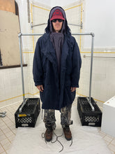 Load image into Gallery viewer, 1980s Katharine Hamnett Padded Canvas Double Breasted Parka with Packable Hood - Size OS