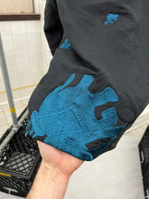 Load image into Gallery viewer, ss1993 Yohji Yamamoto Blue Silk Embroidered Elephant Jacket - Size XL
