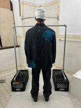 Load image into Gallery viewer, ss1993 Yohji Yamamoto Blue Silk Embroidered Elephant Jacket - Size XL
