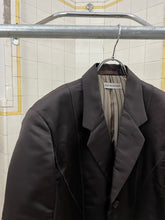Load image into Gallery viewer, ss1996 Issey Miyake Brown Nylon Futuristic Blazer with Ribbed Panels - Size L