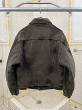 Load image into Gallery viewer, 1990s Armani Faded Padded Denim Trucker Jacket - Size L