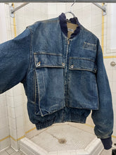 Load image into Gallery viewer, 1980s Katharine Hamnett Padded Denim Cargo Jacket - Size OS