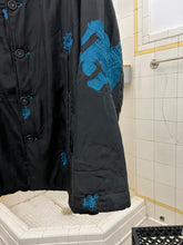 Load image into Gallery viewer, ss1993 Yohji Yamamoto Blue Silk Embroidered Elephant Jacket - Size XL