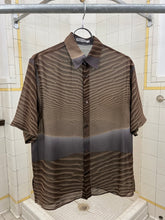 Load image into Gallery viewer, 1990s Armani Graphic Sheer Shirt - Size M