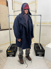 Load image into Gallery viewer, 1980s Katharine Hamnett Padded Canvas Double Breasted Parka with Packable Hood - Size OS