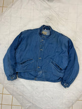 Load image into Gallery viewer, 1980s Marithe Francois Girbaud x Closed Blue Faux Layered Padded Military Bomber - Size L