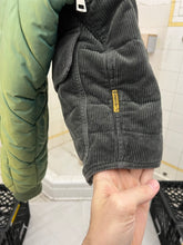 Load image into Gallery viewer, 1990s Armani Modular Hunting Jacket with Green Corduroy Base and Quilted Nylon Sleeves - Size L