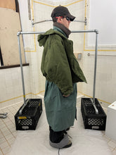 Load image into Gallery viewer, 1980s Katharine Hamnett Padded Canvas Double Breasted Bomber with Packable Hood - Size OS