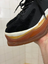 Load image into Gallery viewer, ss1998 Issey Miyake Futuristic Black and Gum Platform Low Trainers - Size 7 US (23.5cm)