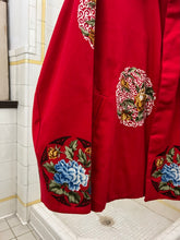 Load image into Gallery viewer, ss1996 Yohji Yamamoto Floral Red Work Jacket - Size M
