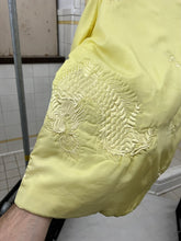 Load image into Gallery viewer, ss1993 Yohji Yamamoto Yellow Silk Embroidered Dragon Jacket - Size XL