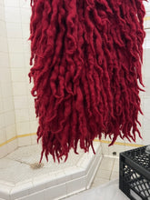 Load image into Gallery viewer, aw2002 Issey Miyake Oversized Red Twisted Wool Scarf - Size OS