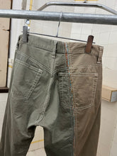 Load image into Gallery viewer, 2000s Comme des Garcons Homme Reconstructed Split Khaki Trousers - Size S