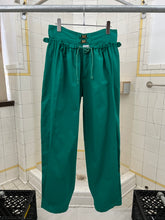 Load image into Gallery viewer, 1980s Marithe Francois Girbaud x Closed Emerald Green Double Waistband Trousers with Drawstrings - Size M
