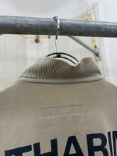 Load image into Gallery viewer, 1980s Katharine Hamnett Light Beige Bomber with Back Logo Print - Size M