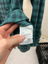 Load image into Gallery viewer, 2000 Comme des Garcons Homme Split Plaid Flannel Shirt - Size M