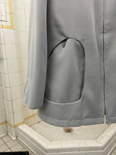 Load image into Gallery viewer, Late 1990s Mandarina Duck Light Grey Egg Cell Hooded Jacket - Size S