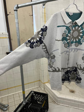 Load image into Gallery viewer, 1980s Marithe Francois Girbaud x Maillaparty Oversized Graphic Intarsia Knit Zipper Sweater - Size L