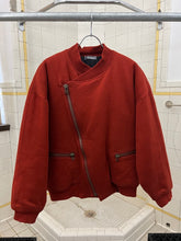 Load image into Gallery viewer, 1980s Issey Miyake Burnt Orange Dual Backzip Bomber Jacket with Asymmetric Closure - Size XL