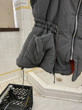 Load image into Gallery viewer, 1990s Issey Miyake Hooded Puffer Coat with Embroidered Sleeves - Size L