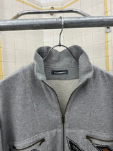 Load image into Gallery viewer, 1980s Issey Miyake Fullzip Airplane Graphic Sweatshirt - Size L