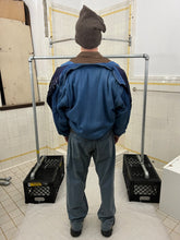 Load image into Gallery viewer, 1980s Marithe Francois Girbaud x Closed Blue Faux Layered Padded Military Bomber - Size L