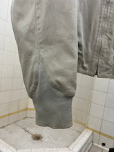 Load image into Gallery viewer, 1980s Katharine Hamnett Light Beige Bomber with Back Logo Print - Size M