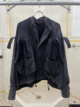 Load image into Gallery viewer, 1980s Katharine Hamnett Wide Faded Black Cargo Jacket - SIze OS