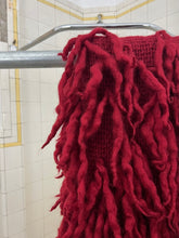 Load image into Gallery viewer, aw2002 Issey Miyake Oversized Red Twisted Wool Scarf - Size OS