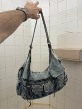Load image into Gallery viewer, 2004 Junya Watanabe Multi-Pocket Denim Saddle Bag - Size OS