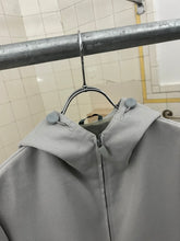 Load image into Gallery viewer, Late 1990s Mandarina Duck Light Grey Egg Cell Hooded Jacket - Size S