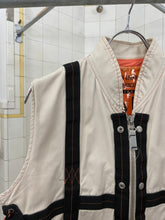 Load image into Gallery viewer, 1980s Diesel Beige Protective Shark Vest with Trim - Size M