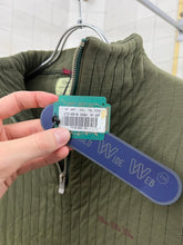 Load image into Gallery viewer, aw1997 World Wide Web Military Green Quarter Zip Sweatshirt - Size M
