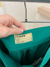Load image into Gallery viewer, 1980s Marithe Francois Girbaud x Closed Emerald Green Double Waistband Trousers with Drawstrings - Size M
