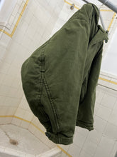 Load image into Gallery viewer, 1980s Katharine Hamnett Padded Canvas Double Breasted Bomber with Packable Hood - Size OS