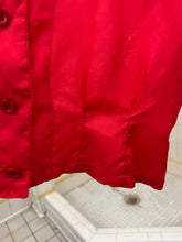 Load image into Gallery viewer, 1980s Katharine Hamnett Cropped Red Silk Shirt - Size S