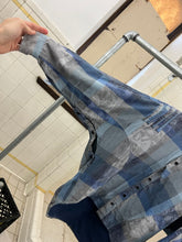 Load image into Gallery viewer, 1980s Marithe Francois Girbaud x Super Casual Blue Multi Plaid Shirt with Armpit Buttons - Size S