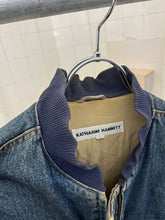 Load image into Gallery viewer, 1980s Katharine Hamnett Padded Denim Cargo Jacket - Size OS