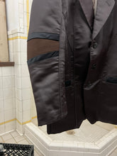 Load image into Gallery viewer, ss1996 Issey Miyake Brown Nylon Futuristic Blazer with Ribbed Panels - Size L