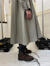 Load image into Gallery viewer, 1980s Katharine Hamnett Padded Iridescent Double Breasted Trench Coat - Size M