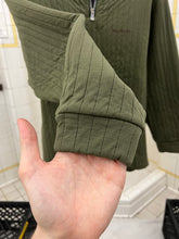 Load image into Gallery viewer, aw1997 World Wide Web Military Green Quarter Zip Sweatshirt - Size M